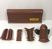 Плинтус Плинтус Ideal Comfort 55mm Орех темный 293 фото 1 | FLOORDEALER